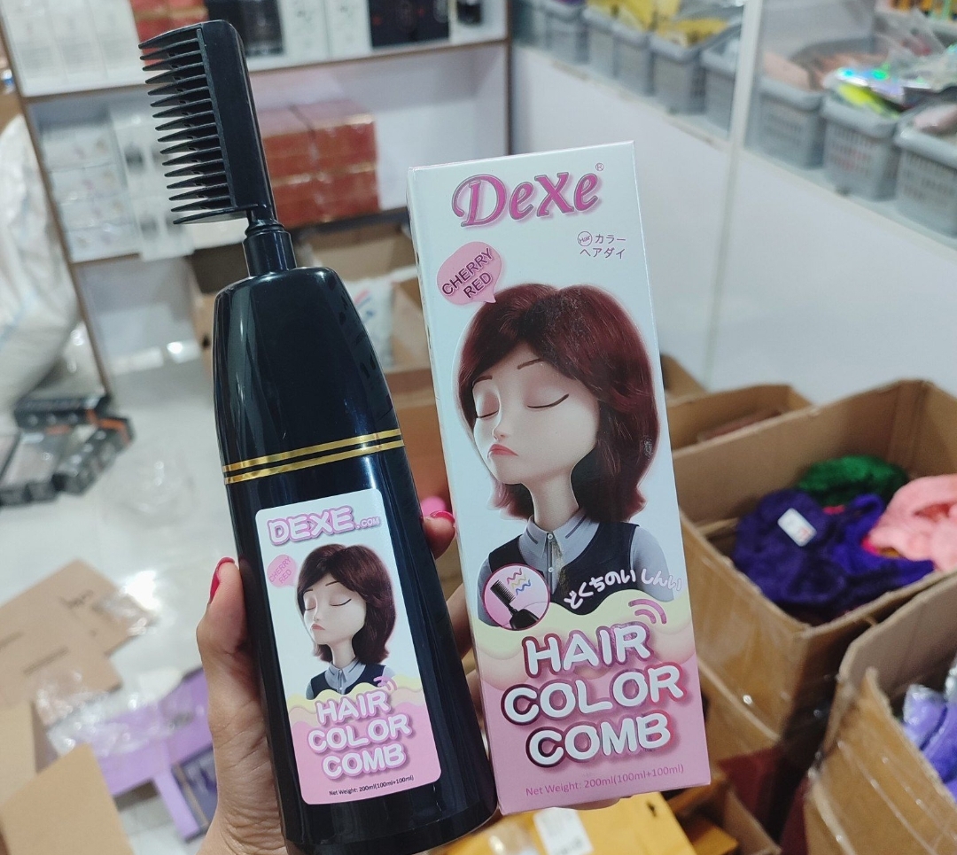 رنگ مو دکسی شانه دار شامپو رنگ دکسی به قیمت عمده وهمکاری