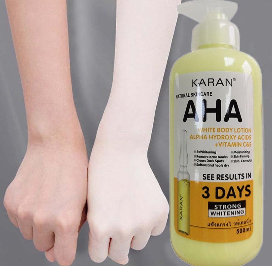 لوسیون سفیدکننده وروشن کننده بدن لنسیادAHA,اورجینال آمریکایی